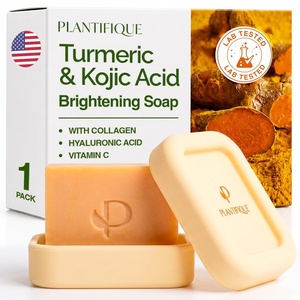 image:imagePLANTIFIQUE Kojic Acid amp Turmeric Soap for Dark Spots amp Hyperpigmentation1 Bar with Case
