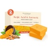 image:imagePLANTIFIQUE Foot Peeling Mask Peach 2 pack and Kojic Acid Soap for Hyperpigmentation 160g
