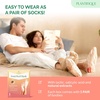 image:imagePLANTIFIQUE Foot Peeling Mask for Men Dermatologically Tested  2 PairsPeach