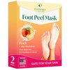 image:imagePLANTIFIQUE Foot Peeling Mask for Men Dermatologically Tested  2 PairsPeach