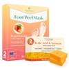 image:imagePLANTIFIQUE Foot Peeling Mask Peach 2 pack and Kojic Acid Soap for Hyperpigmentation 160g