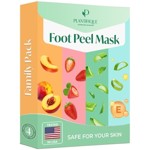 image:imagePLANTIFIQUE Foot Peeling Mask for Men Dermatologically Tested  2 PairsMix