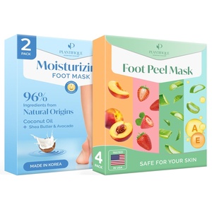 image:imagePLANTIFIQUE Korean Hydrating Foot Mask 2 Pairs amp Foot Peel Mask 4 Pack