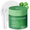 image:imagePLANTIFIQUE Korean Glycolic Acid Pads with CICA 60 Pcs and Foot Peeling Mask 2 Pack Peach