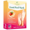 image:imagePLANTIFIQUE Korean Glycolic Acid Pads with CICA 60 Pcs and Foot Peeling Mask 2 Pack Peach