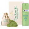 image:imagePLANTIFIQUE Massage Ritual Set Premium Certified Jade Gua Sha  Jojoba Oil amp HA Serum Skin Care Set and Hand Mask for Dry Hands  8 Pairs Moisturizing Gloves