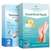 image:imagePLANTIFIQUE Foot Peel Mask with Vitamins 2 Pack and Hydrating Foot Mask for Dry amp Cracked Feet  NOT Peeling 2 Pack