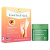 image:imagePLANTIFIQUE Korean Glycolic Acid Pads with CICA 60 Pcs and Foot Peeling Mask 2 Pack Peach