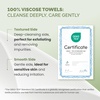 image:imagePLANTIFIQUE Disposable Face Towels XL 10x12  Makeup Remover Wipes 15 Ct1 Count Pack of 15