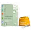 image:imagePLANTIFIQUE Superfood Facial Sheet Mask Variety Box 5 Pack amp Korean Turmeric Clay Mask with Vitamin C for Face amp Body  Targets Dark Spots Refines Pores amp Hydrates 110 g