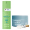 image:imagePLANTIFIQUE Korean Volcanic amp Dead Sea Mud Mask  Purifies Refines Pores 388 oz amp Jojoba Oil and Hyaluronic Acid Serum for Gua Sha Massage 101 fl oz