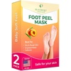 image:imagePLANTIFIQUE Foot Peel Mask with Peach 2 Pack and Hydrating Foot Mask for Dry amp Cracked Feet