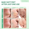 image:imagePLANTIFIQUE Foot Peel Mask with Peach 2 Pack and Hydrating Foot Mask for Dry amp Cracked Feet