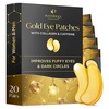 image:imagePLANTIFIQUE Gold Under Eye Patches for Puffy Eyes and Dark Circles 20 Pairs and Korean Foot Mask Moisturizing 2 Pairs Box for Dry amp Cracked Feet  Hydrating Socks for Soft Heels