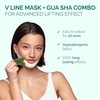 image:imagePLANTIFIQUE Gua Sha Facial Tools  Massage Tool  Jawline Sculptor and VLine Collagen Mask for Face 5 PCS Chin Strap for Women amp Men V Line Lifting Mask with Collagen