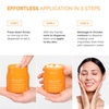 image:imagePLANTIFIQUE Korean Cleansing Balm  Removes Waterproof Makeup and Sunscreen Balsamo Desmaquillante amp Facial Sheet Mask Vitamin C Glow 5 Pack  Rejuvenating and Glowing