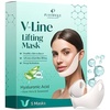 image:imagePLANTIFIQUE Rose Quartz Roller and Gua Sha Set and VLine Double Chin Mask 5 PCS with Hyaluronic Acid