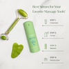 image:imagePLANTIFIQUE Stainless Steel Gua Sha Facial Tool and Korean Jojoba Oil amp Hyaluronic Acid Face Massage Serum  Perfect for Gua Sha Facial Tools