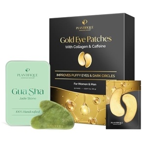image:imagePLANTIFIQUE Gua Sha Facial Tools and Under Eye Patches for Dark Circles and Puffiness 20 Pairs